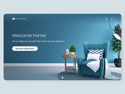 Web experience for furniture store