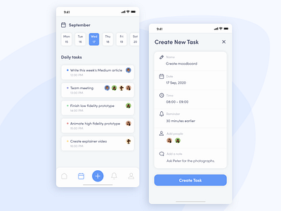 To Do List / Task Management App adobexd dailyui design habbits healthy interface list mobile mobile app mobile ui product productivity task task management to do app todoapp todolist ui visual web