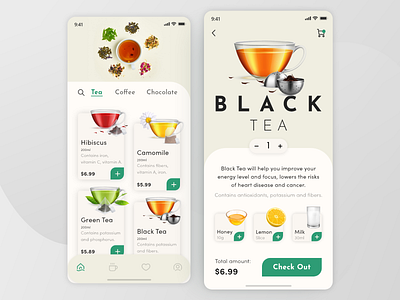 Drinks App / Tea App