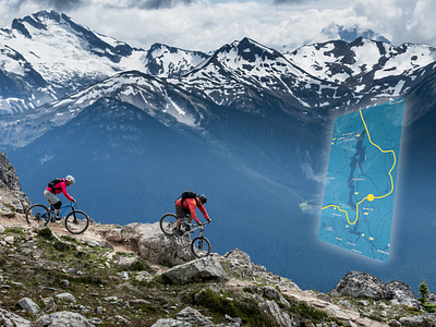 Augmented Reality Biking Trail Navigation Experience