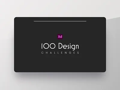 Cover for 100 UI Designs with Adobe Xd 100 day challenge 100daychallenge 100dayproject adobe adobe xd createwithadobexd daily 100 challenge daily ui dailyui design interface product ui ui design ux visual web