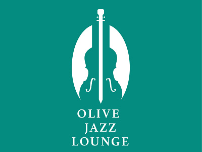 Olive Jazz Lounge app branding icon illustration illustrator logo minimal typography vector web