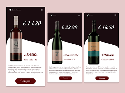 Wine App adobexd app branding design minimal ui ux vector web website