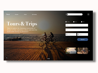 Vacation Site adobexd app app design behance branding dailyui design dribbble gfxmob graphic designer graphicdesignui minimal typography ui uidesign userexperience userinterface web webgraphicdesign website