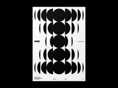 Object: Orb abstract black and white design distortion geometric graphic design illustration minimal placard poster refraction typography vector