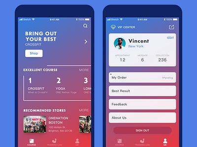 A new project for ONENATION app ui