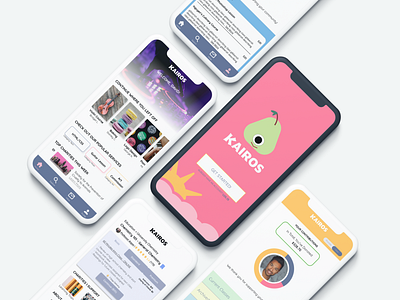 Kairos app design ui ux