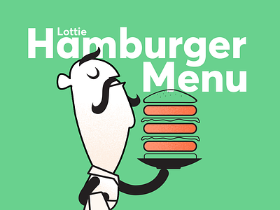 Illustration for Lottie Hamburger Menu Blog Post