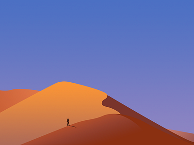 Trip to the desert desert icon illustrators