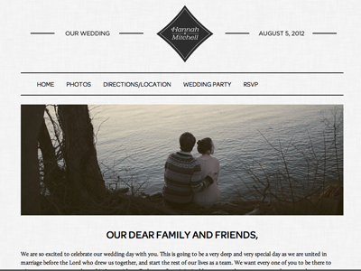 Wedding Website