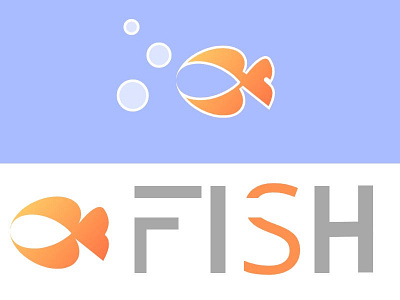 Fishy app design gravit icon illustration logo minimal vector