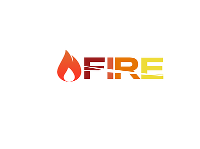 Fire branding design gravit icon logo vector