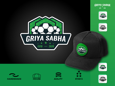 Football Club Logo art ball ball logo balls best logo brand brand identity branding branding design combination logo design emblem logo flat logo design football football club football logo graphic design logo logos sport logo