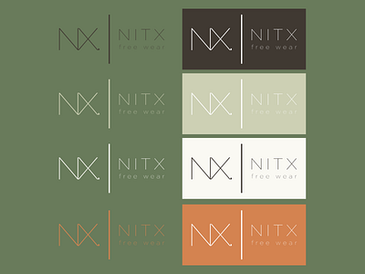 @nitxstore branding design instagram logo vector