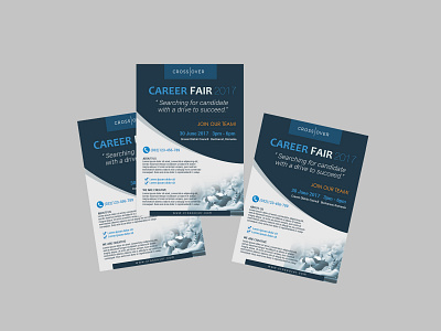 Career Fair Flyer Mockup