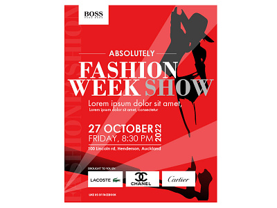 Fashion Week Show Poster