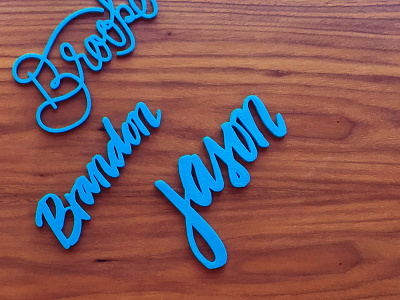 3D Lettering 3d print 3d printing brush lettering hand-lettering lettering