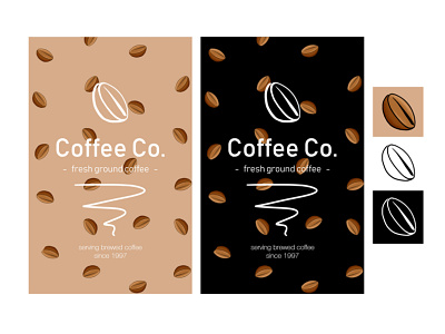 Coffee Co. illustration logodesign package package design