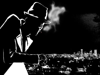 Film Noir meets Sin City