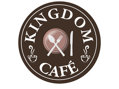 kingdom cafe1 branding logo vector