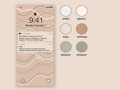 Background Design app background colorpalette colors dailyui design graphic design iphone ui uxdesign