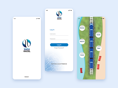 RailTel UI Design