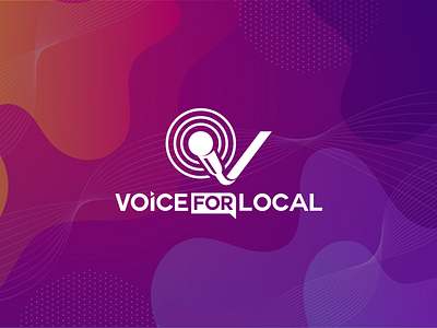 voice for local branding design logo
