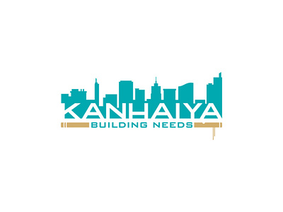Kanhaiya Building Needs Logo Design realty logo branding logo design
