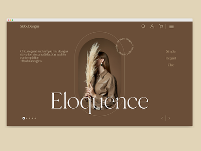 Fashion web design with modern typography adobexd branding design fashion fashion website typography ui ux web web design webdesign
