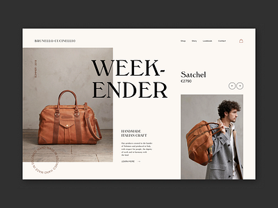 brunello cucinelli©_study project_redesign design redesign ui web