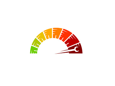 Speedometer logo concept