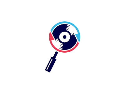 Search records logo concept