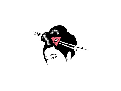Geisha logo concept branding branding and identity feminine free freelogo freelogodesign freevector geisha geishalogo identitydesign japan logo logodesign logodesigner mascot mascotlogo mrbranding tshirt art tshirtdesign yourdesigner