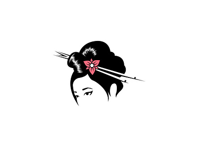 Geisha logo concept