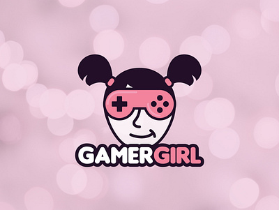 Gamer Girl Sticker Design controller cute design free gamergirl gamergirls girl girlgamer graphic design illustration logo logodesign logodesigner mrbranding pink sweet