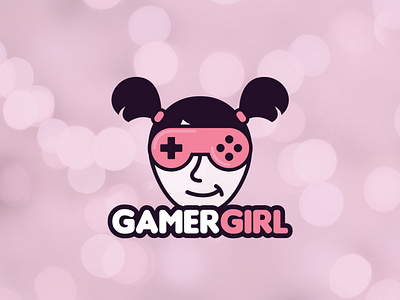 Gamer Girl Sticker Design
