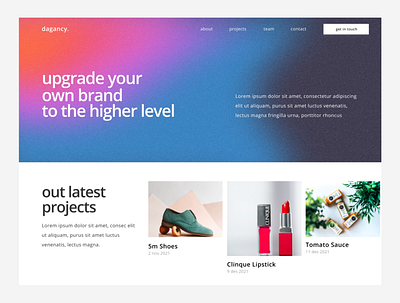 Agency Landing Page agency agency landing page agency web design agency website app design branding design digital agency illustration landing page ui uidesign