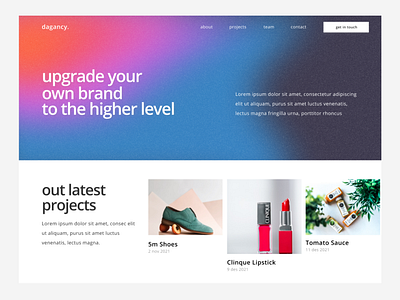 Agency Landing Page