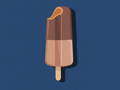 80s Langnese Ice Cream illustration vector