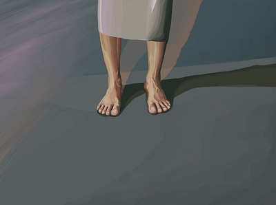 home is nowhere digital paint digital painting earth feet homeless humanity illustration nude photoshop art