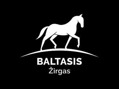 Baltasis Žirgas branding company design food homepage horse horse face horse icon horses illustration klaipeda lithuania lithuanian logo restaurant