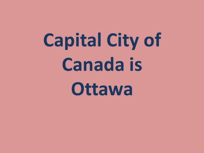 canada capital city