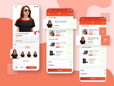 Cart ecommerce mobile app MItraku android app android design aplication app branding cart ecommerce ecommerce app ecommerce design graphic design hireme illustration uiuxdesign