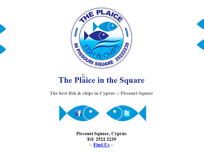 Plaice in the Square design web