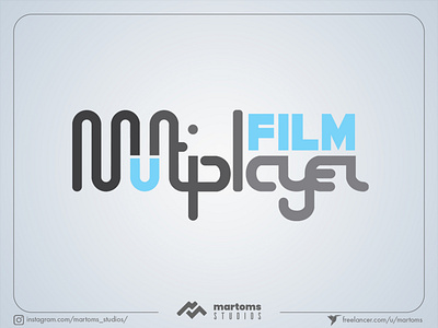 Multiplayer Film Logo branding business design graphicdesign illustrator logo minimalist vector