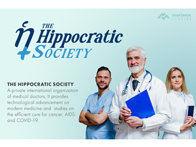 Hippocratic Society design graphicdesign illustrator logo minimalist vector