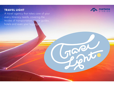 Travel Light branding companylogo design graphicdesign illustrator logo minimalist vector