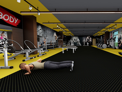 Design of a Gym in United Arab Emirates.