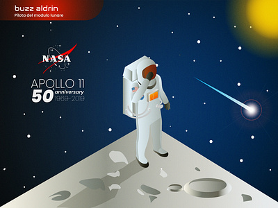 Isometric design - APOLLO 11