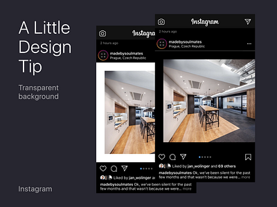 A Little Design Tip for Instagram app dark mode design facelift instagram mobile tip ui ux